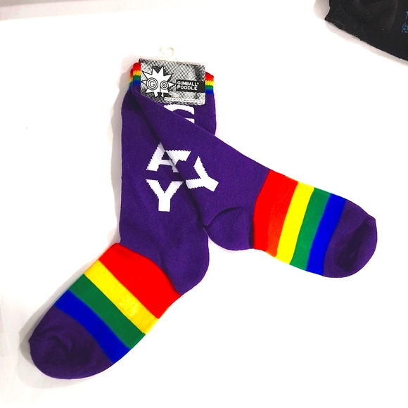 NEW Pride Socks Gay Rainbow 🌈 - Picture 7 of 9